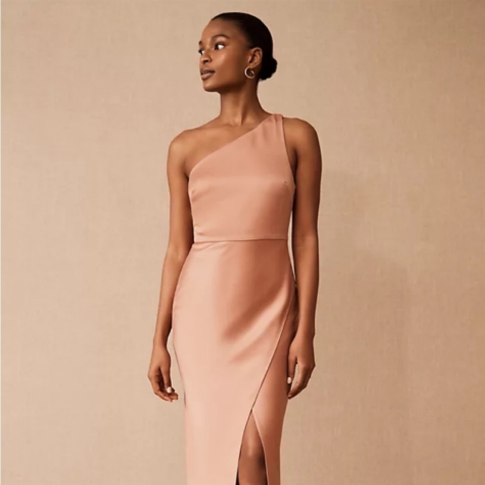 BHLDN Dylan Satin Charmeuse Maxi Dress Sedona